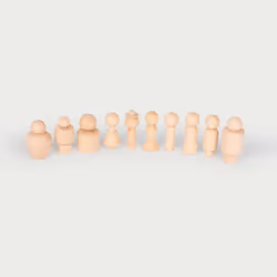Tickit Figurines communautaires en bois, 1,5 an(s), Bois, Bois