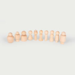 Tickit Figurines communautaires en bois