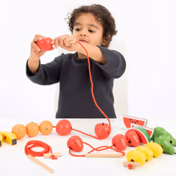 Tickit Fruits de laçage en bois