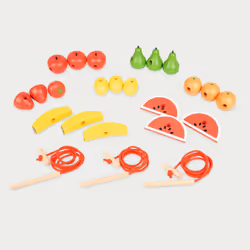 Tickit Fruits de laçage en bois