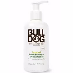 Bulldog Shampoing et Après-shampoing pour Barbe Original, Shampoing et revitalisant 2 en 1, 200 ml, Flacon pompe, Aqua (Water ...
