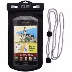 OVERBOARD Etui Étanche pour Téléphone Compatible avec Iphone 6+ - Taille L - Noir