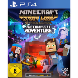 Telltale Games Minecraft Story Mode - The Complete Adventure, PlayStation 4, Tout le monde de plus de 10 ans, Support physiqu ...