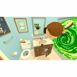 Adult Swim Games RICK AND MORTY Virtual Rick-ality VR, M (Mature), Casque de réalité virtuelle (VR) nécessaire