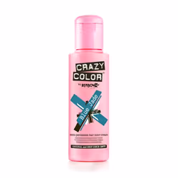 CRAZY COLOR Blue Jade 100 ml, Turquoise, Blue Jade, Unisexe, 100 ml, Tous types de cheveux, Bouteille