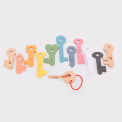 Tickit Clés en bois arc-en-ciel - Vue supplémentaire 11