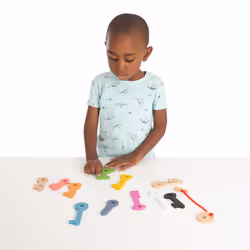 Tickit Clés en bois arc-en-ciel - Vue supplémentaire 7