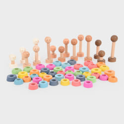 Tickit Rainbow Wooden Community People
