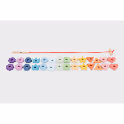 Tickit Formes De Laçage En Bois Arc-en-ciel