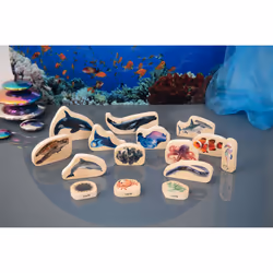 Tickit Blocs De Vie Marine En Bois