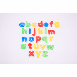 Tickit Lettres Translucides Minuscules, 3 an(s), Acrylique, Multicolore, Translucide