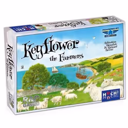 HUCH! KEYFLOWER - THE FARMERS, Jeu de société, Simulation économique, 13 an(s), Edition de voyage, 90 min, Jeu familial