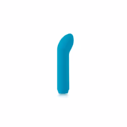 Je Joue G-Spot Bullet Vibrator, Mini vibrateur, Stimulation du point G, Bleu, Silicone, Droit, Ambidextre