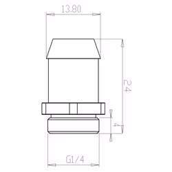 XSPC 5060175588494 Raccord de plomberie