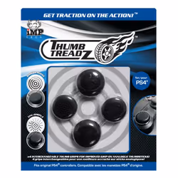 Trigger Treadz 5060176364615, PlayStation 4, Molettes, Noir, Silicone, 4 pièce(s), Ampoule