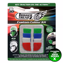 Trigger Treadz 5060176365025, Xbox One, Touche d'action, Bleu, Vert, Rouge, Blanc, Caoutchouc, 8 pièce(s), Ampoule