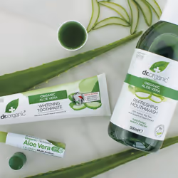 Dr Organic Aloe Vera Dentifrice blanchissant 100 ml