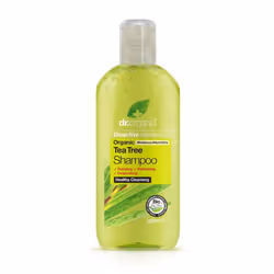 Dr Organic Tea Tree, 265 ml, Shampoing, Unisexe, Purifiant, Bouteille, Aloe vera, Menthe poivrée