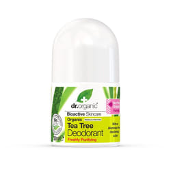Dr Organic Tea Tree Femmes Déodorant roll-on 50ml