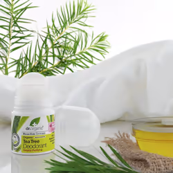 Dr Organic Tea Tree Femmes Déodorant roll-on 50ml