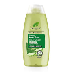 Dr Organic Aloe Vera 250 ml Gel douche Unisexe Corps et cheveux