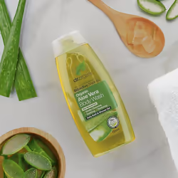 Dr Organic Aloe Vera 250 ml Gel douche Unisexe Corps et cheveux