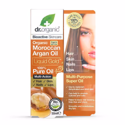Dr Organic Moroccan Argan Oil Pure Oil, Huile de cheveux, 50 ml, Femmes, Hydratant, Huile d'Argan, 1 pièce(s)