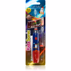 La brosse à dents électrique sonique Brush Baby KidzSonic est caractérisée par une vibration rapide des poils qui assure un r ...