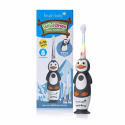 Brush-Baby BRB240 brosse à dents électrique Enfant Gris, Orange, Blanc - Vue supplémentaire 2