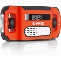 Duronic APEX, Portable, Analogique, AM, FM, LCD, Bleu, 3,5 mm