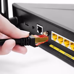 Duronic 0Z-NSFD-WN8Q câble de réseau Noir 1 m Cat6a F/UTP (FTP)