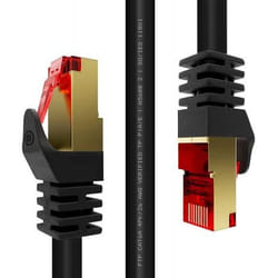 Duronic XZ-61G2-DNWH câble de réseau Noir 3 m Cat6 F/UTP (FTP)