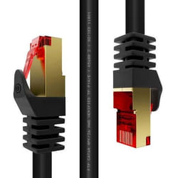 Duronic 2H-CGYW-2O2O câble de réseau Noir 15 m Cat6a F/UTP (FTP)