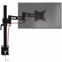 Support écran PC - DURONIC - DM351X3 - Hauteur ajustable - VESA 75/100 - Noir
