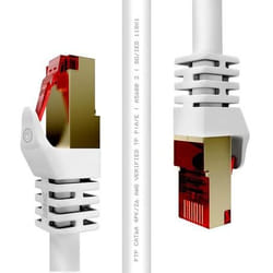Duronic VB-HCZ6-PEH8 câble de réseau Blanc 1,5 m Cat6a F/UTP (FTP)