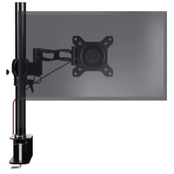 Support écran PC Duronic DM351X2 à pince - Hauteur ajustable - VESA 75/100 - Rotation 360° - Charge max 10 kg