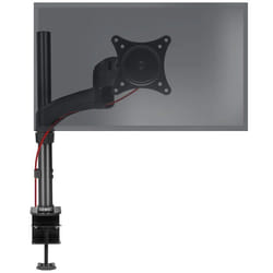 Duronic DM451X2 Support écran PC pour bureau à pince - Gestion des câbles intégrés au bras