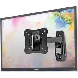 Duronic TVB0920 Support mural inclinable pour écran de télévision avec bras extenseur - 13 à 30 pouces / 33 à 71 cm - VESA 100 / 75