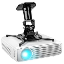 Duronic PB01XB Support plafond universel rotatif inclinable et pivotant haute résistance pour vidéoprojecteur