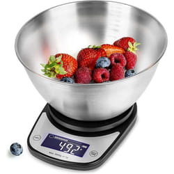 Duronic KS2000 Balance de cuisine numérique avec bol – 5 kg