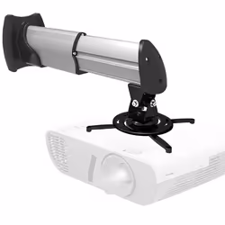 Duronic PB10XM Support plafond et mural haute-résistance pour vidéoprojecteur - rotatif inclinable et pivotant avec bras