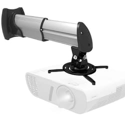 Duronic PB10XM Support plafond et mural haute-résistance pour vidéoprojecteur - rotatif inclinable et pivotant avec bras