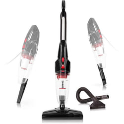 Duronic VC8 BK Aspirateur Balai et à Main sans Sac Classe A + tête suceuse/Flexible/Brosse - Se converti en Quelques Secondes !