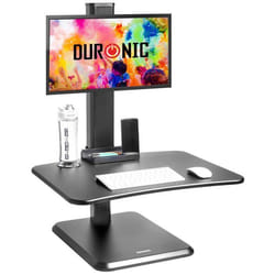Duronic DM05D14 Poste/Station de Travail Assis-Debout de 65 cm – Hauteur Ajustable de 116 cm