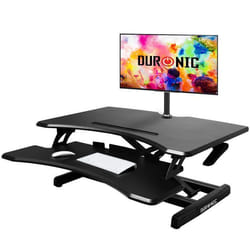 Duronic DM05D16 Poste / Station de travail assis-debout - Hauteur ajustable de 12 à 43 cm