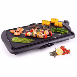 Duronic GP20 plaque teppanyaki 2000 W Plancha Aluminium