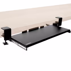 Duronic DKTPX1 Support coulissant pour clavier et souris dordinateur / ordinateur portable / documents - Permet dajouter un