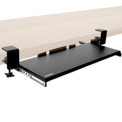 Duronic DKTPX1 Support coulissant pour clavier et souris dordinateur / ordinateur portable / documents - Permet dajouter un
