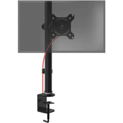 Duronic DM151X1 Support écran PC pour bureau à pince - Hauteur ajustable - Rotatif / Inclinable / Pivotable - Compatibilité