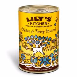 Lily's Kitchen 5060184240000, Adulte, Poulet, Turquie, 400 g